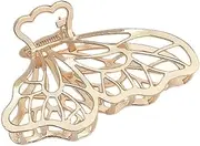 Hollow Out Beads Tassel Crab Hair Clip For Women Girl Hair Claw Vintage Metal Silver Color Hairpin Jewelry Accessories