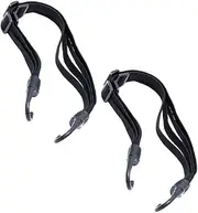 2pcs Luggage Rope with Hook Bottle Umbrella Motorcycle Trunk Elastic Rope Tie Down Lashing Cargo Tie-Down Strap Suitcase Belt Bike Polyester Band Plastic Sports Car Helmet Rope/157