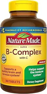 Nature Made Super-B Complex with Vitamin C 360 Tablets