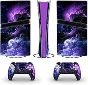 DolDer PS5 Pro Skin Sticker/Sticker Protective Skin for Sony PS5 Pro Console and 2 Dualshock Controllers (0205)
