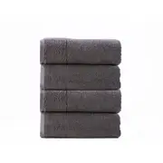 Renee Taylor Aireys 4 Piece Nickel Bath Towel Pack