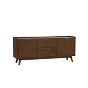 BREDA 160cm Sideboard Buffet Modern Furniture - Walnut