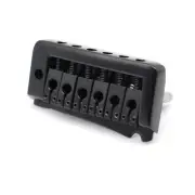 6 Strings Electric Guitar 2-Point Style Tremolo Bridge Single Locking System BK
