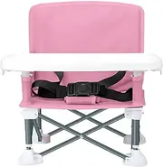 Palaufr Travel Booster Seat for Table, High Chair Booster Seat | Portable Toddler Chair for Eating - Multifunctional Dining Table for , Booster Seat with Removable Tray for Travel,