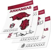 Desert Cactus University of Arkansas Stickers Razorbacks U of A Hogs Vinyl Decal Laptop Water Bottle Car Scrapbook 13.5x11 Sheet (Type A)