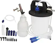 Ronyme Vacuum Brake Bleeder Kit 3L Brake Fluid Extractor with Refilling Bottle Leakproof Clutch Bleeding Extractor Tool for Car, Black