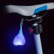 LED Bike Bicycle Rear Tail Light Balls Silicone Seat Back Egg Night Cycling Lamp for Cycling Warning Light Bicycle Accessories