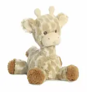 Ebba Loppy Giraffe Rattle Plush Toy Stuffed Animal 11” Baby Child Jungle Aurora
