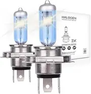 Sinoparcel H4/9003 Halogen Headlight Bulb High and Low Beam,150% More Brightness Replacement for Standard 60/55W Bulb,Pack of 2