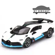MINI GT BUGATTI DIVO 1/64 DIECAST MODEL CAR WHITE MGT00661