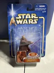 STAR WARS Mace Windu Arena Confrontation Saga Collection 2003 #02 NEW ON CARD