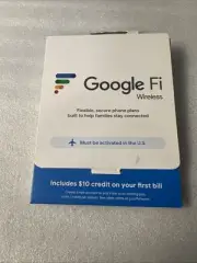 Google Fi Wireless SIM Card Kit Phone Plan Data GSM 5G 4G LTE New PCNV00010RE