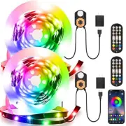 Motion Sensor LED Light Strip 19.68ft 3M*2 Sets Under Bed 19.68 ft/6M 2 Set