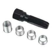 Spark Plug Thread Repair Kit – 14mm Reamer Thread Repair Tool &4 Inserts