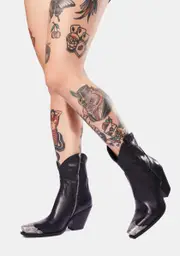 [Free People] Brayden Leather Western Boots