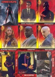 DAREDEVIL THE MOVIE 2003 TOPPS COMPLETE BASE CARD SET OF 72 MARVEL