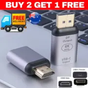 Female Type C To Displayport Male Adapter Female Type C To Hdmi Male 4k@60hz