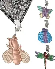 Decorative Tablecloth Weights,4X Tablecloth Weights Clips Painted Pendants - Zinc Alloy Weights for Indoor Outdoor Dining Table Cover for Banquet, Restaurant