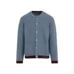 [Gucci] Gucci-Avio Blue Wool Cardigan-Uomo M STAND