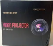 2023 Portable Projector Sainyer LED Movie Media Mini HD 4K Kit Bundle