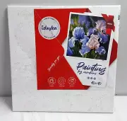 New, 40x40” IDEYLEA Painting by the Numbers Bright Irises Painting Kit