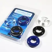 3 pcs Silicone Cock Ring Get Hard Penis Ring Enlarger Last Longer Sex Cock Ring Get Hard Penis Ring Enlarger Last Longer Sex Cock Rings for Adult Men Sex Toys A