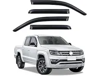 FUWKAIZS Window Visor Wind Rain Deflectors Compatible for VW Amarok 2009-2016 Amarok V6 4X4 Car Accessories Double Cabin Weathershield