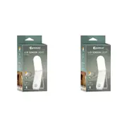 2x Sansai LED Sensor Touch Light w/ 3 Modes & Dimmable Features 17x4 cm White