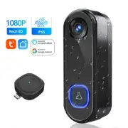 1080P WiFi Video Doorbell Wireless Door Bell Security Camera With Battery Chime