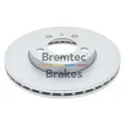 Bremtec Euro-Line GeoZinc Coated Brake Rotor - BDR28730EL