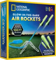 National Geographic Air Rocket Launcher – Glow-in-the-Dark Rockets