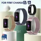 For Fitbit Charge 6 5 Stainless Steel Metal Milanese Buckle Watch Band Strap