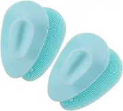 SHERCHPRY 4Pcs Silicone Face Washing Brush Gentle Exfoliating Cleansing Tools for Makeup Removal and Facial Care Safe and Durable Lightweight for Travel Soft Massage Pads