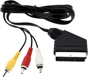 2 x AV SCART Audio/Video Cable 6ft Compatible with NES