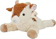 Warmies Plush Laying Goat Microwavable Weighted Teddy with French Lavender Scent, Hot or Cold for Cool Relaxation and Warm Relief