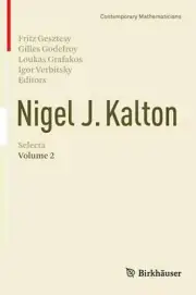 Nigel J. Kalton Selecta: Volume 2 by Gesztesy Fritz (English) Hardcover Book