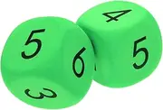 2pcs Huge Foam Dice for Soft Eva Cubes for Classroom Learning Party Games and Fun Activities Lightweight and Easy to Use Dice Tool