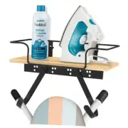 Ironing Board Holder Wall Mount, Adjustable Hooks for Y & T-Leg Iron and
