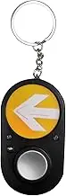 Traffic Light Keychain, Button Flasher Toy, LED Flashing Light, Color Changing Glow, Compact Lightweight Design, Mini Size for Kids Outdoor Night Hiking Purse Family Fun