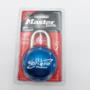 sphero by Master Lock Blue Combination Lock 2075DAST Locker, Bike or Sports Bag