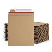 7200 Pcs 6x8 Kraft Rigid Photo Document Mailers Cardboard Envelopes 28 pt.