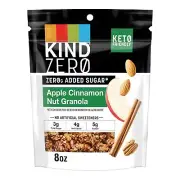 KIND Zero Added Sugar Granola Apple Cinnamon Nut Healthy Snacks Good Source o...