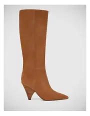 [Wittner] Selena Suede Leather Knee High Boot in Toast