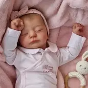 LKBOBIR Reborn Baby Girl 20 Inch 50 cm Reborn Dolls Lifelike Soft Silicone Vinyl Reborn Doll Girls Handmade Newborn Baby Boys & Girls Toy Gifts