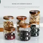 Sealing Tea Coffee Sugar Canister Clear Food Storage Jar Food Container Sugar