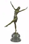 Art Deco/Art Nouveau Bronze Marble Sculpture signed D H Chiparus Hand Made Statu
