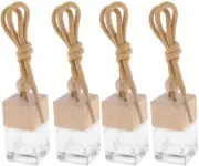 OIIBWQ Set of 4 Mini Car Fragrance Diffusers - Aromatherapy Essential Oil Pen...
