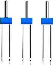 3 Size Twin Needles for Sewing Machine, Stretch Machine Double Twin Needles Pins for Household Sewing Machine, 3 Size Mixed 2.0/90, 3.0/90, 4.0/90