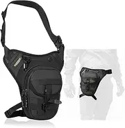 Drop Leg Bag for Men Women Motorcycle Leg Bags Tactical Fanny Pack Outdoor Thigh Bag Leg Harness Bag for Hiking Climbing Cycling Fishing Riding