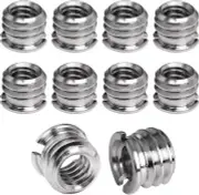1/4"-20 Female to 3/8"-16 Male Tripod Thread Adapter Screw for Cameras Monopod